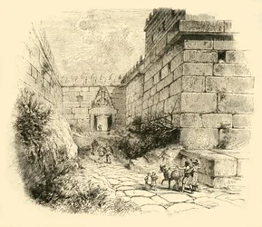 Lejonporten i Mykene, 1890.