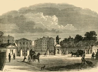 Porten till Foundling Hospital, c1876.