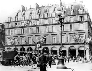 General Leclercs franska trupper i centrala Paris, augusti 1944