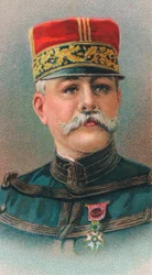 General Maurice Sarrail 1856-1929, allierad befälhavare i Grekland under första världskriget, 1917