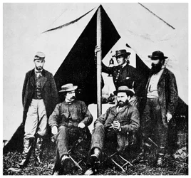General McClellans högkvarter, Antietam, Maryland, amerikanska inbördeskriget, 1861-1862 1955