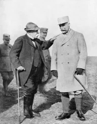 General Philippe Petain och Georges Clemenceau, 1926