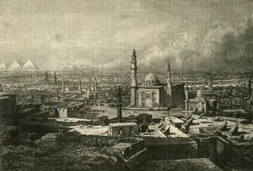 Allmän syn på Kairo, 1890.