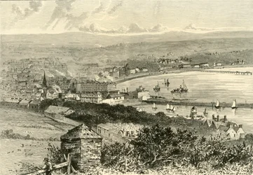 Allmän syn på Douglas, 1898.