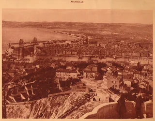Översikt över Marseille, 1930.
