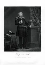 General Winfield Scott, USA:s armégeneral, diplomat och presidentkandidat, 1862-1867