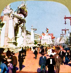 Allmän bild av gäddan på världsutställningen, St Louis, Missouri, USA, 1904