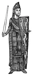 Geoffrey Plantagenet, greve av Anjou, mitten av 1100-talet, 1910