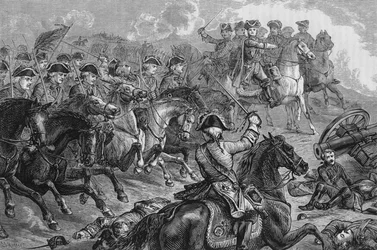 Georg II. På Dettingen, 27 juni 1743, c1880