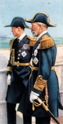 George V och prinsen av Wales granskar flottan, 26 juli 1924, c1935