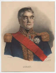 Georges Mouton de Lobau 1770-1838, marskalk av Frankrike, 1835