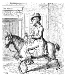 Georgey på en käpphäst, 1796