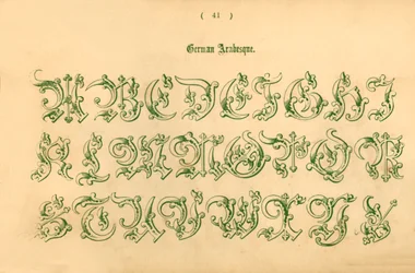 tysk Arabesque, 1862