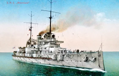 Tyska slagskeppet Rheinland, c1910-1918
