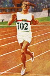 Den tyske sprintern Joachim Buchner, 1928.