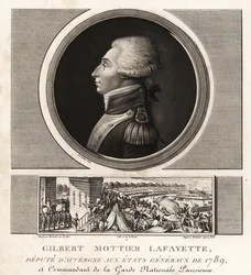 Gilbert Mottier Lafayette, suppleant i Augergne till Etats Generaux