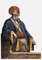 Giovanni Battista Belzoni 1778-1823 Frontispice från resor till Egypten och Nubien, 1825
