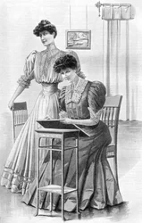 Flickkläder för november 1905