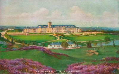 Gleneagles Hotel i Perthshire, c1930