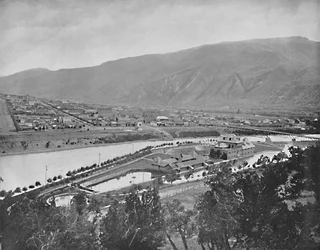 Glenwood Springs och Bath-House, Colorado, c1897.
