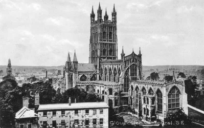 Gloucester Cathedral, Gloucester, Gloucestershire, tidigt 1900-tal