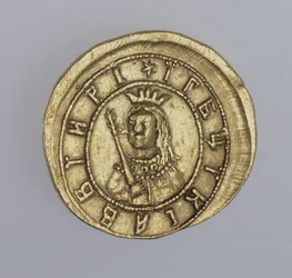 Guldmynt av regenten Sophia Alekseyevna, mellan 1682 och 1687