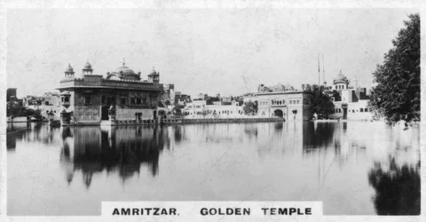 Gyllene templet, Amritsar, Indien, c1925