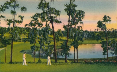 Golf, en sport året runt i Florida, c1939