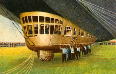 Gondol för en zeppelinare, 1932.