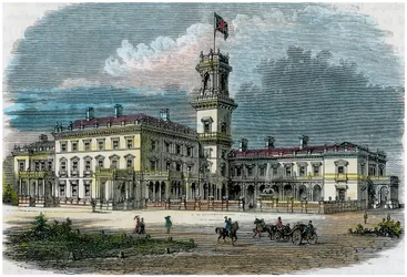 Government House, Melbourne, Victoria, Australien, c1880