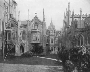 Grace Church and Rectory, New York, USA, c1900.