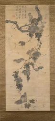 Grapevine and Squirrels, tidigt 1800-tal.