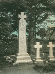 Grav av John Ruskin, engelsk författare, poet, konstnär och kritiker