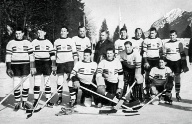 Storbritanniens ishockeylag, olympiska vinterspelen, Garmisch-Partenkirchen, Tyskland, 1936