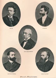 Stora musiker - tavla IX., 1895