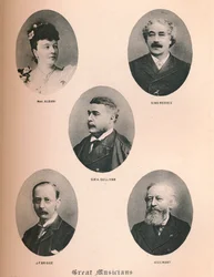 Stora musiker - Tavla XIV., 1895