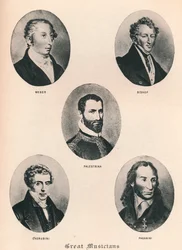 Stora musiker - tavla XV., 1895