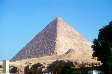 Den stora Keopspyramiden i Giza, Egypten, 4:e dynastin, Gamla kungariket, 2500-talet f.Kr.