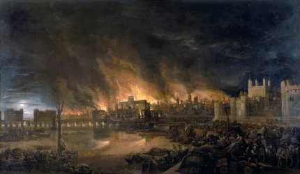 Stor brand i London