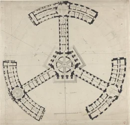 Grundplan för en konstakademi, 17501790.