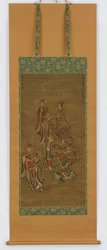 Grupp av deva och devi, Nanbokucho-perioden, 1300-1400-talet.
