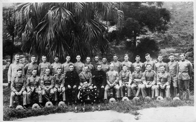 Gruppporträtt av C Company, 2:a bataljonen Kings Regiment, Irak, 1926