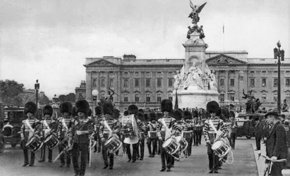 Vakter i The Mall, London, tidigt 1900-tal