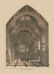 Guild Hall interiör, 1886.