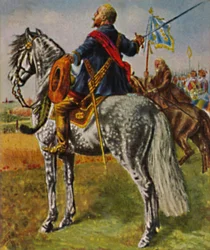 Gustav Adolf 1594-1632. Efter målningen av W. Camphausen, 1934.