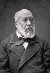 Gustave Nadaud, fransk låtskrivare, 1880