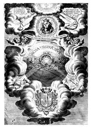 Halvtitel av Rosa Ursina, av Christopher Scheiner, 1630