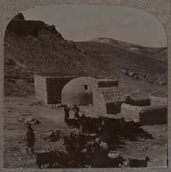 Halvvägs värdshus på resan till Jeriko, c1900