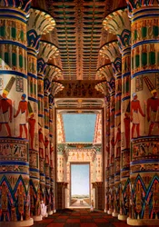 Hall of Columns, Karnak, Egypten, 1908-1909