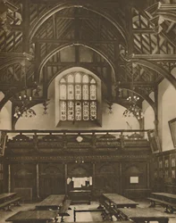 Hall of Greys Inn, Where The Comedy of Errors Acted in Shakespeare